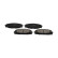 Brake Pad Set, disc brake KBP-9089 Kavo parts, Thumbnail 2