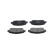 Brake Pad Set, disc brake KBP-9090 Kavo parts, Thumbnail 4