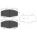 Brake Pad Set, disc brake KBP-9096 Kavo parts