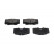 Brake Pad Set, disc brake KBP-9096 Kavo parts, Thumbnail 2