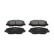 Brake Pad Set, disc brake KBP-9101 Kavo parts, Thumbnail 2