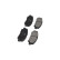 Brake Pad Set, disc brake KBP-9101 Kavo parts, Thumbnail 3
