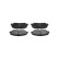 Brake Pad Set, disc brake KBP-9101 Kavo parts, Thumbnail 4