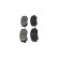 Brake Pad Set, disc brake KBP-9101 Kavo parts, Thumbnail 5