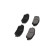 Brake Pad Set, disc brake KBP-9105 Kavo parts, Thumbnail 3