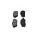 Brake Pad Set, disc brake KBP-9105 Kavo parts, Thumbnail 5