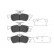 Brake Pad Set, disc brake KBP-9106 Kavo parts, Thumbnail 2