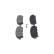 Brake Pad Set, disc brake KBP-9110 Kavo parts, Thumbnail 5