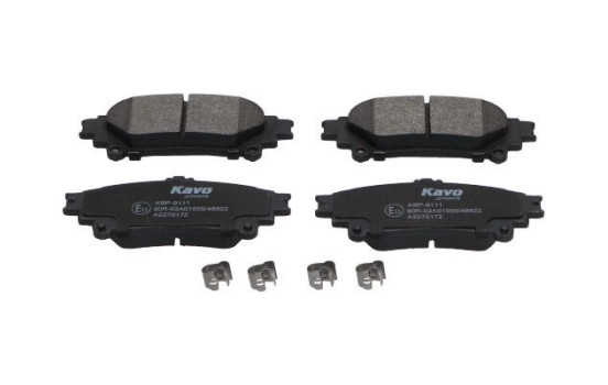 Brake Pad Set, disc brake KBP-9111 Kavo parts, Image 2