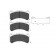 Brake Pad Set, disc brake KBP-9113 Kavo parts, Thumbnail 2