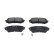 Brake Pad Set, disc brake KBP-9118 Kavo parts, Thumbnail 2