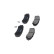 Brake Pad Set, disc brake KBP-9118 Kavo parts, Thumbnail 3