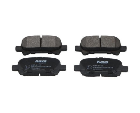 Brake Pad Set, disc brake KBP-9119 Kavo parts, Image 2