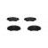 Brake Pad Set, disc brake KBP-9120 Kavo parts, Thumbnail 4