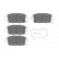 Brake Pad Set, disc brake KBP-9134 Kavo parts