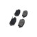 Brake Pad Set, disc brake KBP-9134 Kavo parts, Thumbnail 3