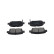 Brake Pad Set, disc brake KBP-9134 Kavo parts, Thumbnail 4