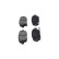 Brake Pad Set, disc brake KBP-9134 Kavo parts, Thumbnail 5