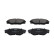 Brake Pad Set, disc brake KBP-9135 Kavo parts, Thumbnail 2