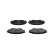 Brake Pad Set, disc brake KBP-9135 Kavo parts, Thumbnail 4