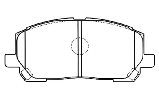 Brake Pad Set, disc brake KBP-9137 Kavo parts