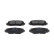 Brake Pad Set, disc brake KBP-9140 Kavo parts, Thumbnail 2