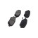 Brake Pad Set, disc brake KBP-9143 Kavo parts, Thumbnail 3