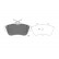 Brake Pad Set, disc brake KBP-9147 Kavo parts