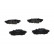 Brake Pad Set, disc brake KBP-9149 Kavo parts, Thumbnail 2