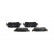 Brake Pad Set, disc brake KBP-9154 Kavo parts, Thumbnail 3