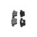 Brake pad set, disc brake KBP-9164 Kavo parts, Thumbnail 4