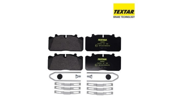 Brake Pad Set, disc brake Lightweight Technology 2928503 Textar