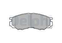 Brake Pad Set, disc brake LP1010 Delphi