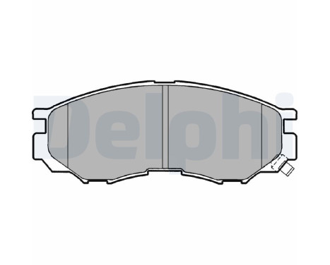 Brake Pad Set, disc brake LP1010 Delphi