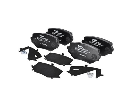 Brake Pad Set, disc brake LP1015 Delphi, Image 2