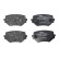 Brake Pad Set, disc brake LP1015 Delphi, Thumbnail 3