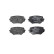 Brake Pad Set, disc brake LP1015 Delphi, Thumbnail 2