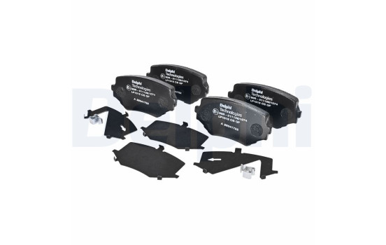 Brake Pad Set, disc brake LP1015 Delphi