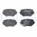 Brake Pad Set, disc brake LP1015 Delphi, Thumbnail 2