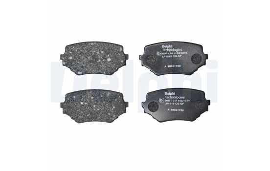 Brake Pad Set, disc brake LP1015 Delphi, Image 2