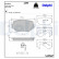 Brake Pad Set, disc brake LP1015 Delphi, Thumbnail 3