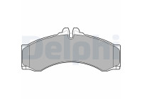 Brake Pad Set, disc brake LP1046 Delphi