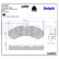 Brake Pad Set, disc brake LP1046 Delphi