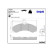 Brake Pad Set, disc brake LP1046 Delphi, Thumbnail 3