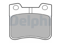 Brake Pad Set, disc brake LP1051 Delphi