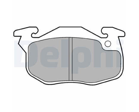 Brake Pad Set, disc brake LP1053 Delphi