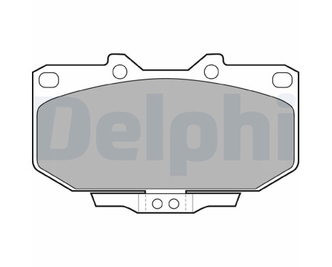 Brake Pad Set, disc brake LP1056 Delphi