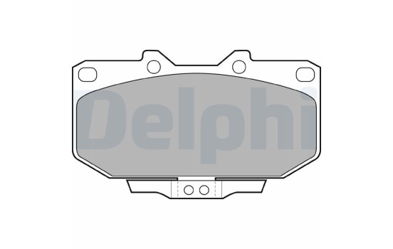 Brake Pad Set, disc brake LP1056 Delphi