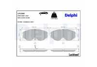 Brake Pad Set, disc brake LP1058 Delphi