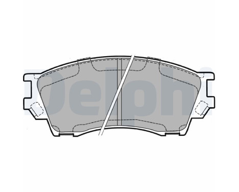 Brake Pad Set, disc brake LP1063 Delphi